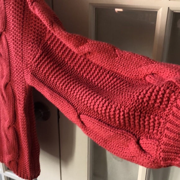 Womens Turtleneck Chunky Sweaters Cable Knit Batwing Sleeve Pullover Sweater - Picture 4 of 5